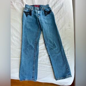 Customized vintage Levi’s 501 in classic blue